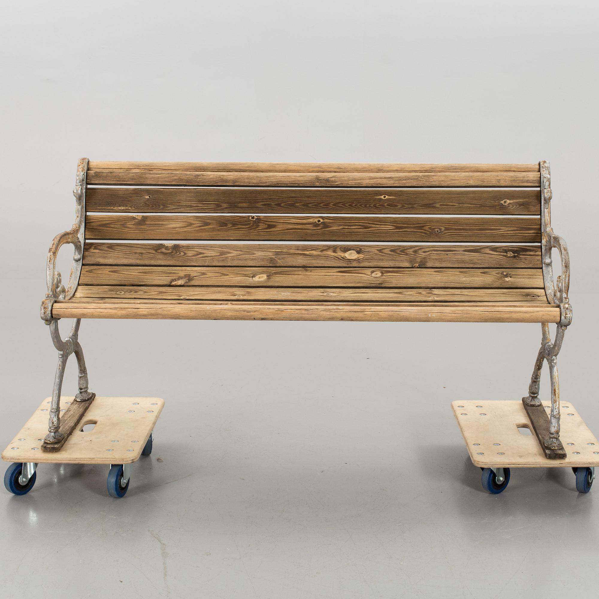 TRÄDGÅRDSSOFFA, gjutjärn, 1900-tal.