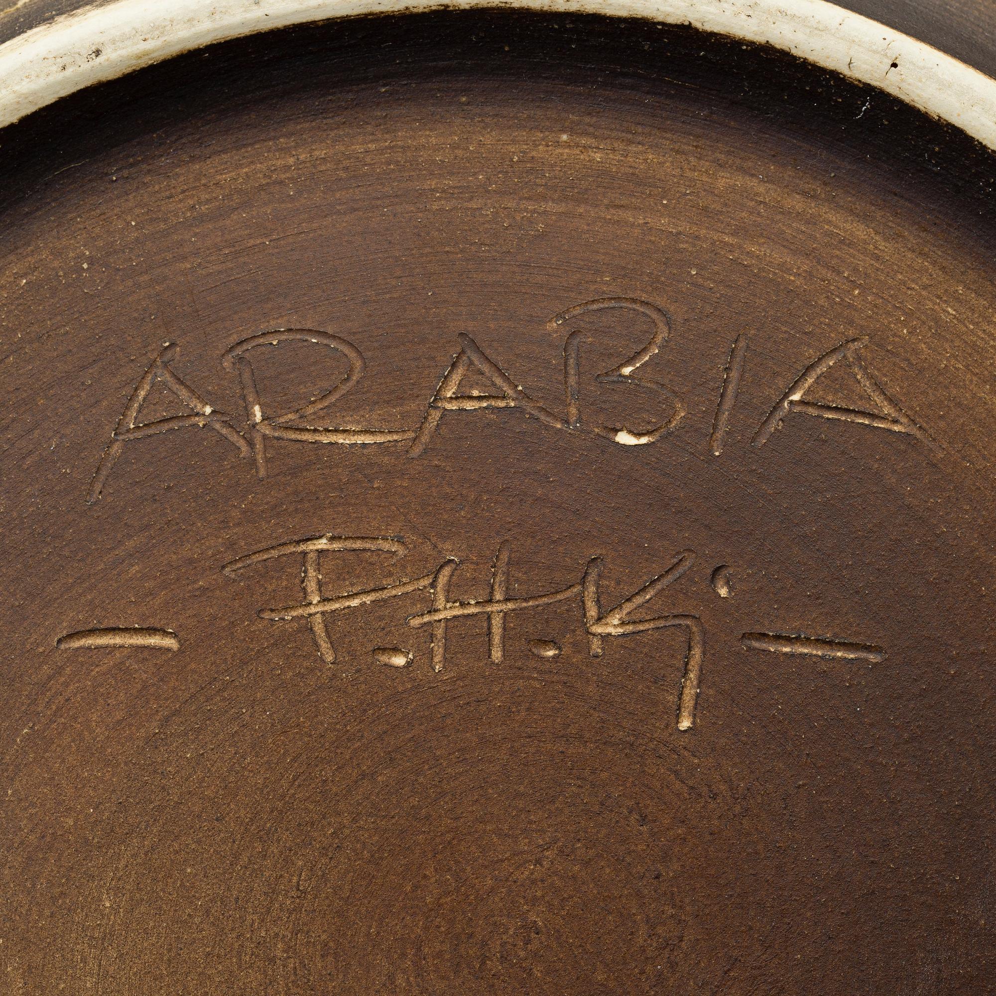 FRIEDL HOLZER-KJELLBERG, MALJA, keramiikkaa, signeerattu F.H.-Kj. Arabia.