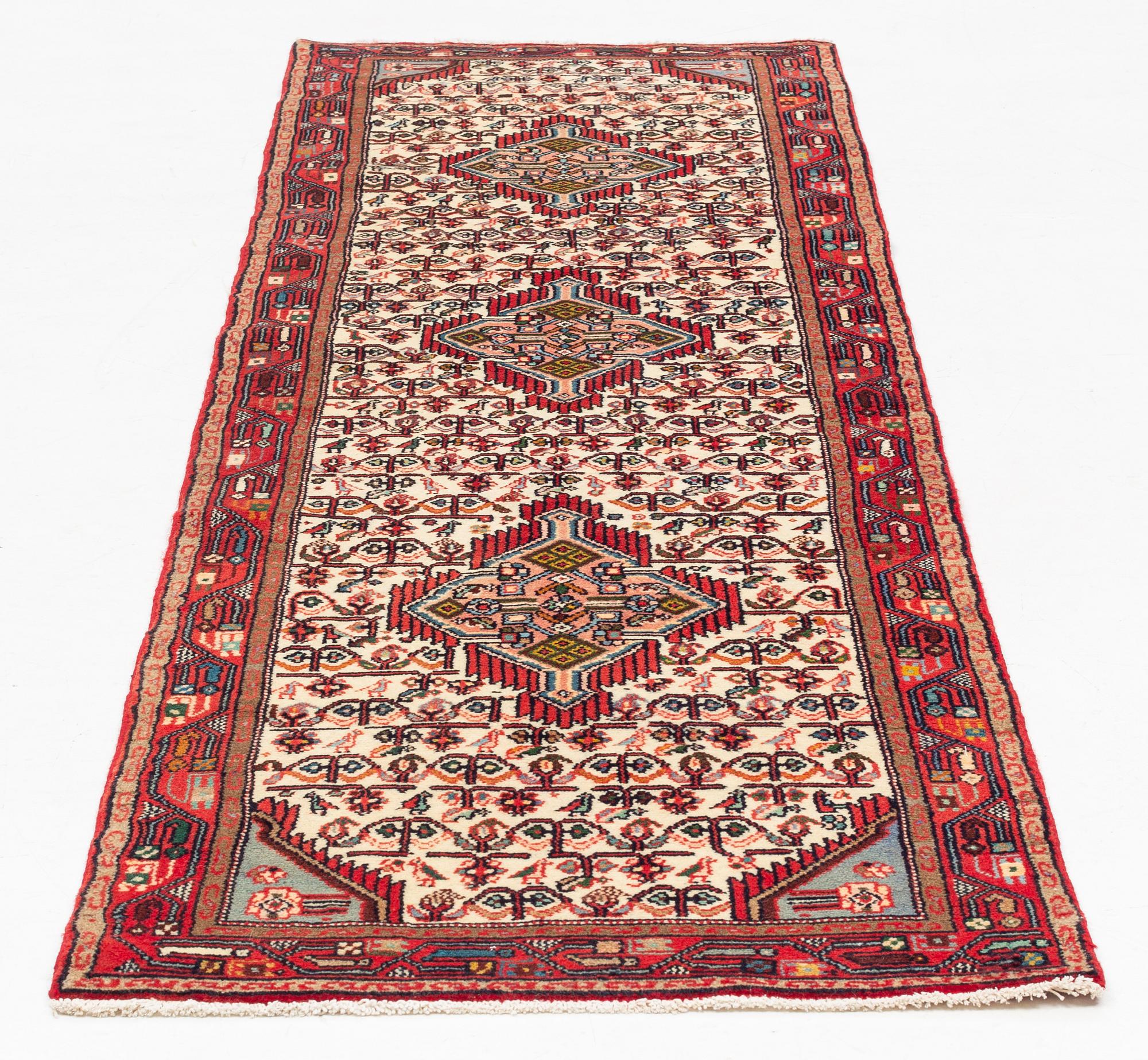 A Zaghe runner, approximately 290 x 81 cm.