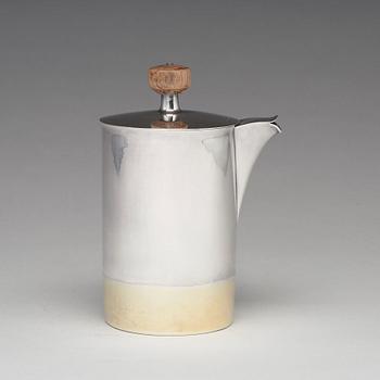 Birger Haglund, kaffekanna, Stockholm 1956, sterling.