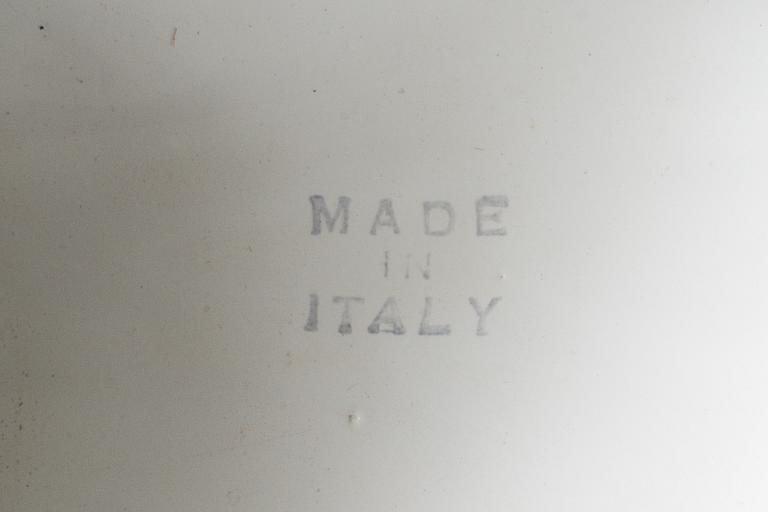 UPPSATSSKÅL, porslin, Italien. 1970/80-tal.