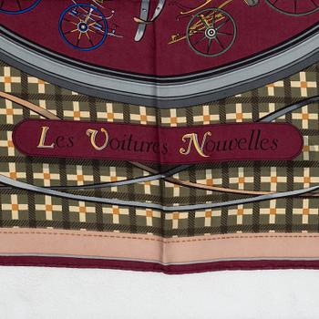 Hermès, scarf, "Les Voitures Nouvelles".