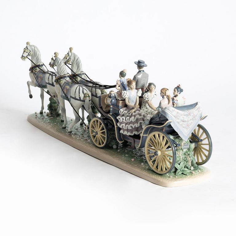 Francisco Catalá, figurin, "Outing in Seville", Lladró, Spanien.