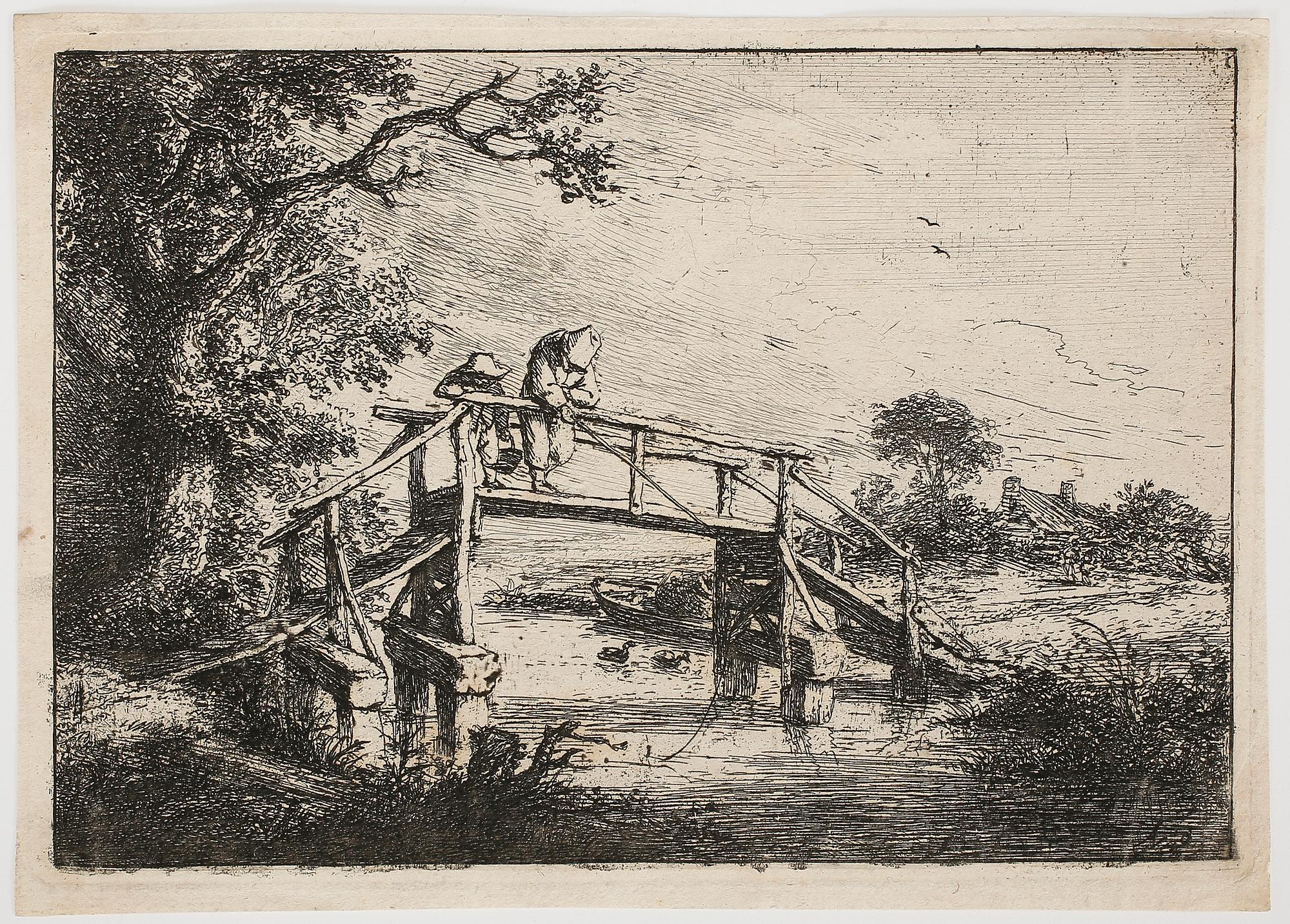 ADRIAEN VAN OSTADE, gravyr, senare avdrag troligen 1700-tal.