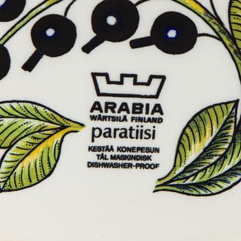 Birger Kaipiainen, astiasto, 15 osaa, ”Paratiisi”, Arabia, 1964–1971.