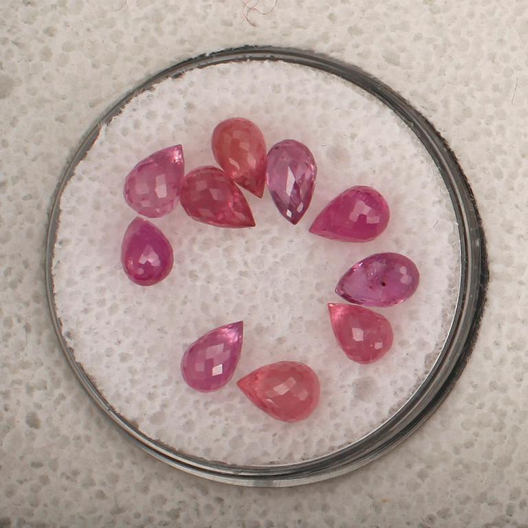 ÄDELSTENSSAMLING, 25 delar.