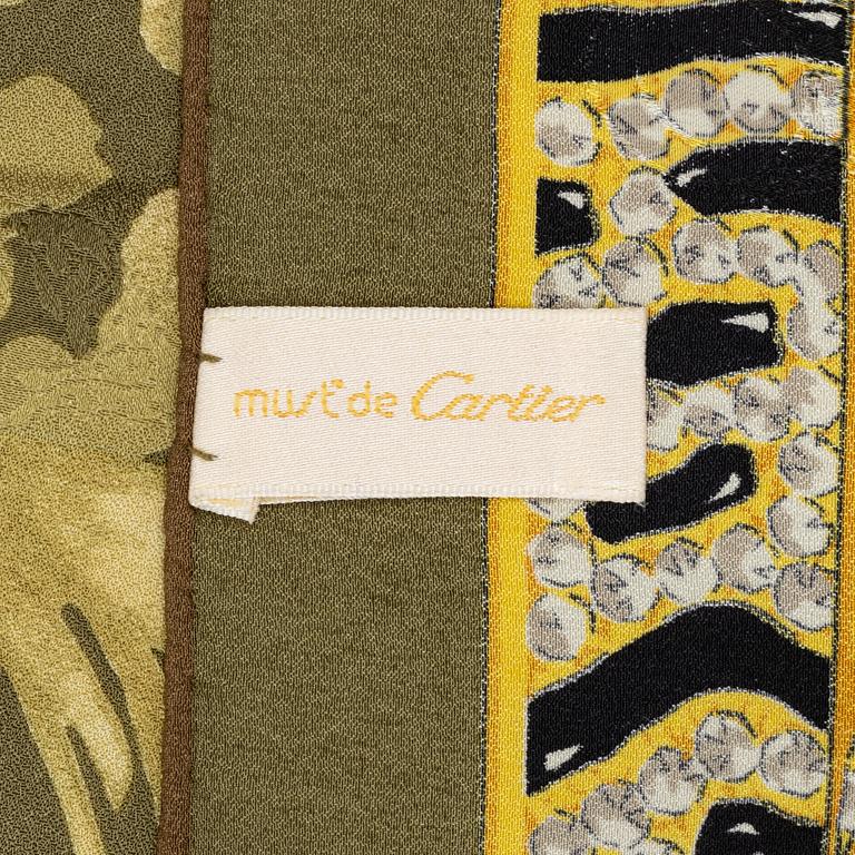 Cartier, scarf.