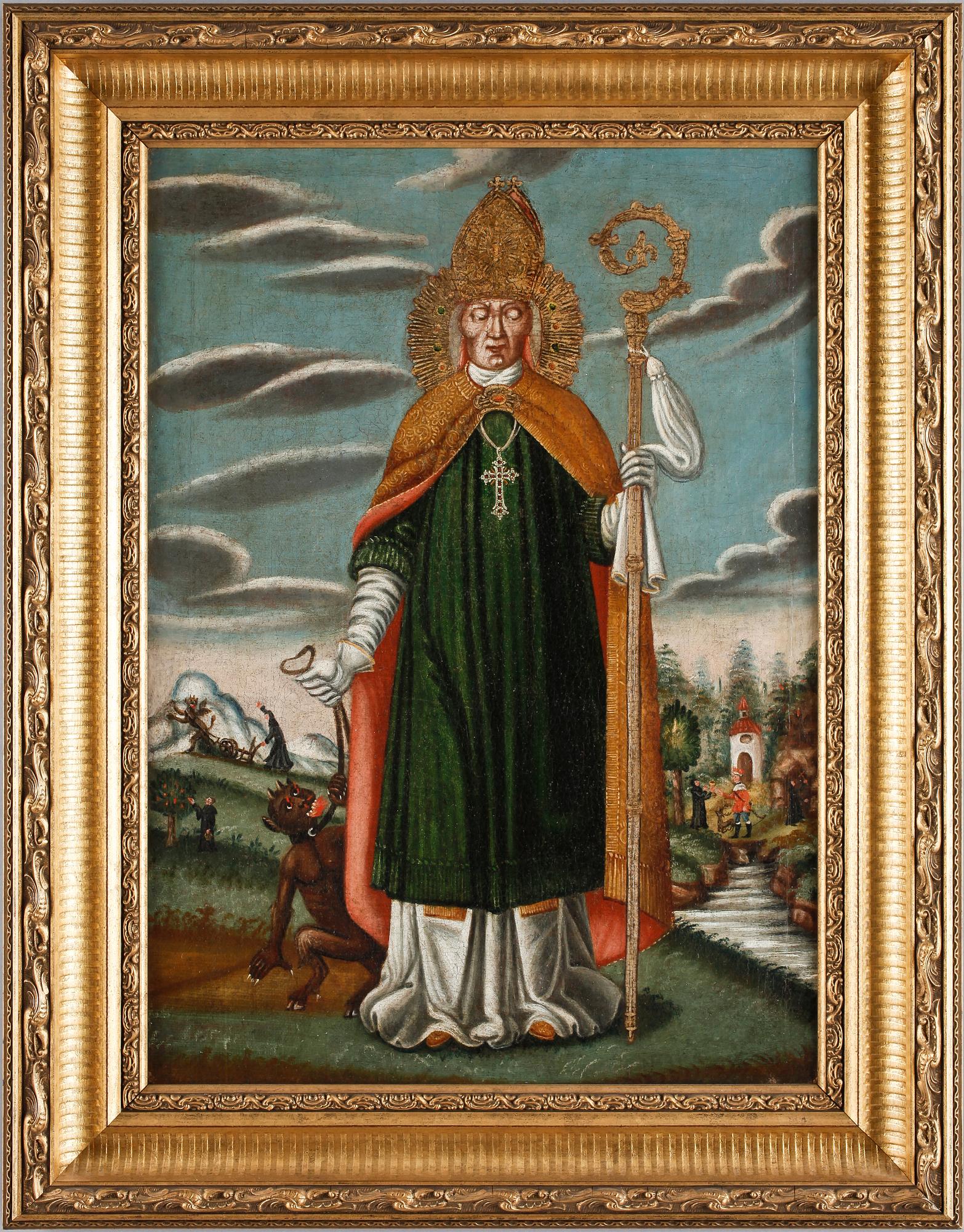 OKÄND KONSTNÄR, olja på duk, 1700-tal.