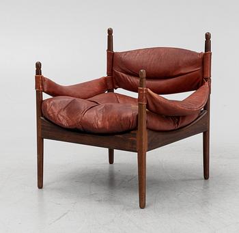 Christian Vedel, 'Modus' rosewood easy chair, Denmark, 1960's.