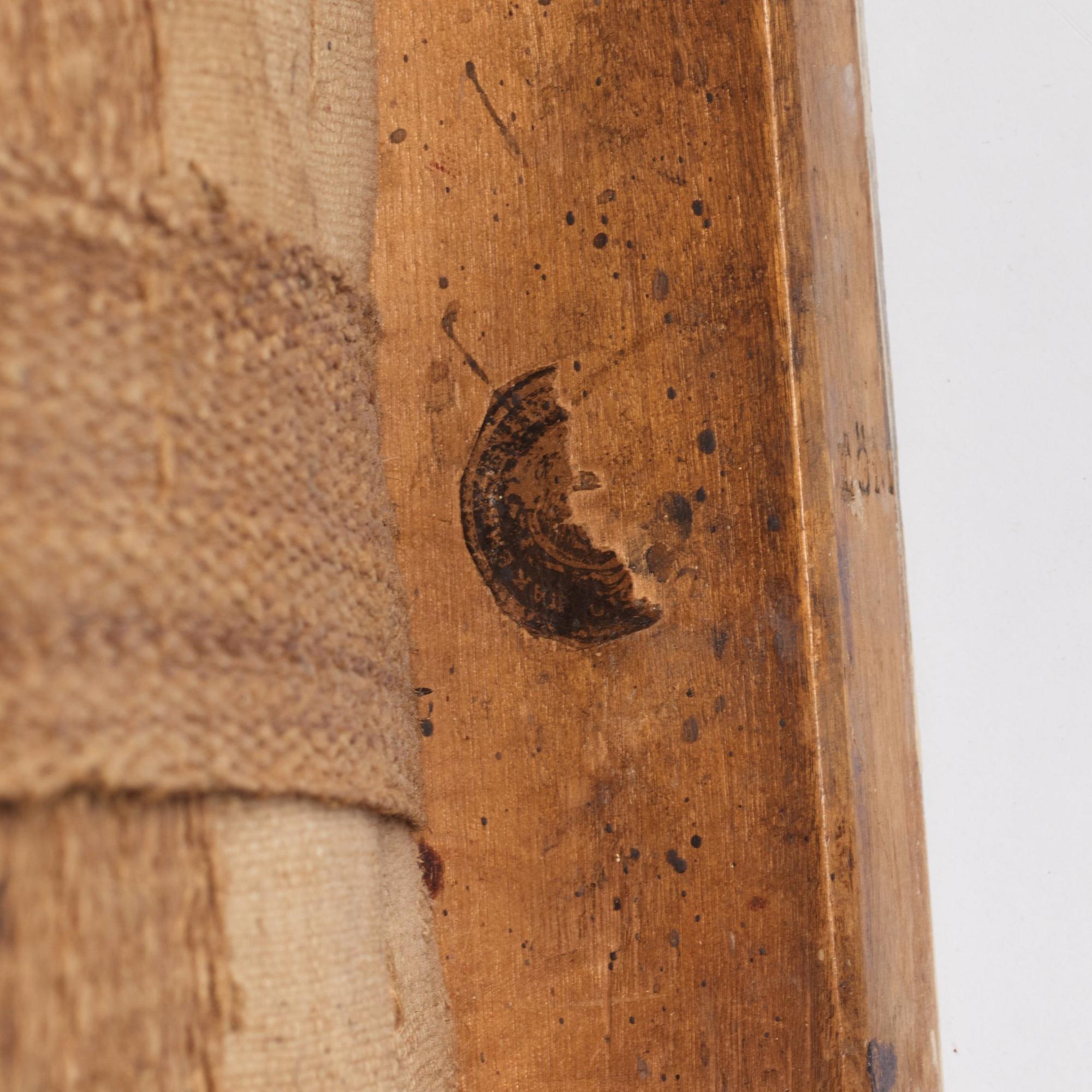 A pair of late Gustavian stools by E. Öhrmark (master in Stockholm 1777-1813).