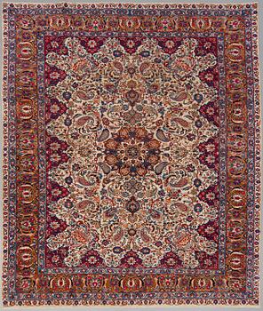 A CARPET, Kashmar, 367 x 295 cm.