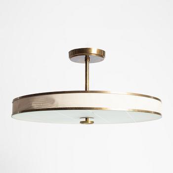 Taklampa, funkis, modellnummer 976,  Bjerkås Armatur, 1930-tal.