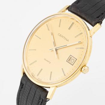 Certina, wristwatch, 33.5 mm.