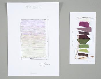 MATTA. Lin och bomull. 300 x  188 cm. Design av Toyine Sellers. Handvävd av Vandra Rugs.
