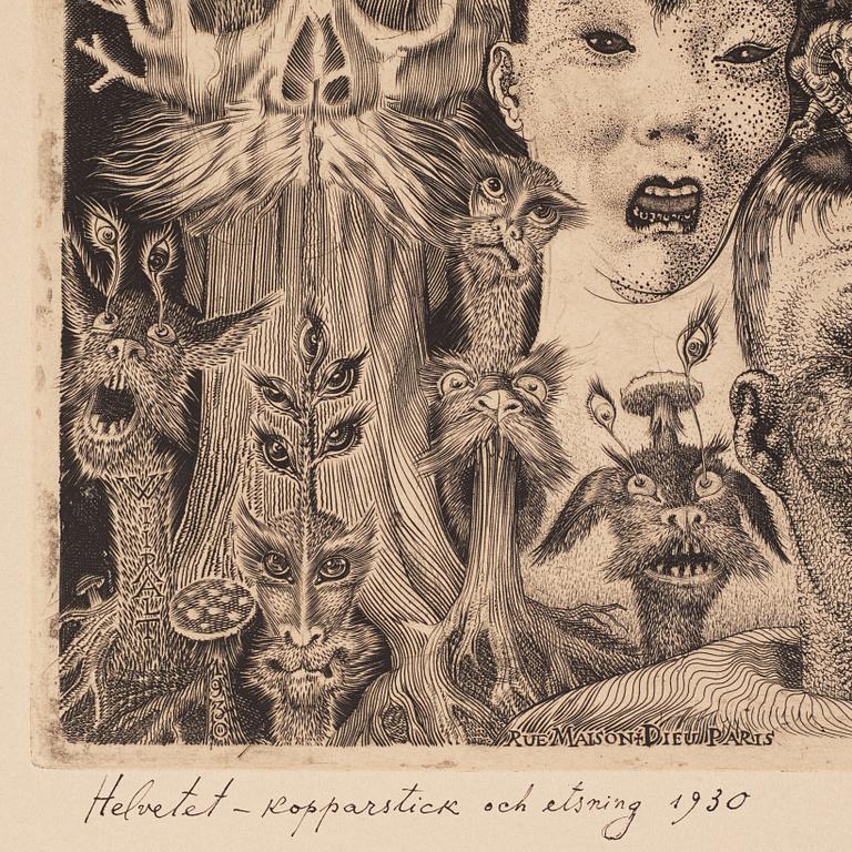 Eduard Wiiralt, "Põrgu" (Hell).