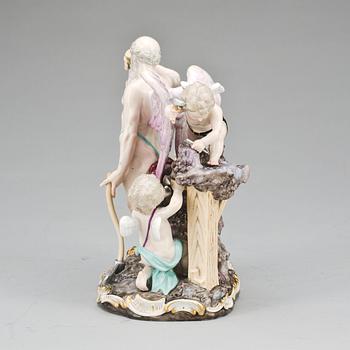 FIGURGRUPP, porslin, Meissen, 1800-tal.