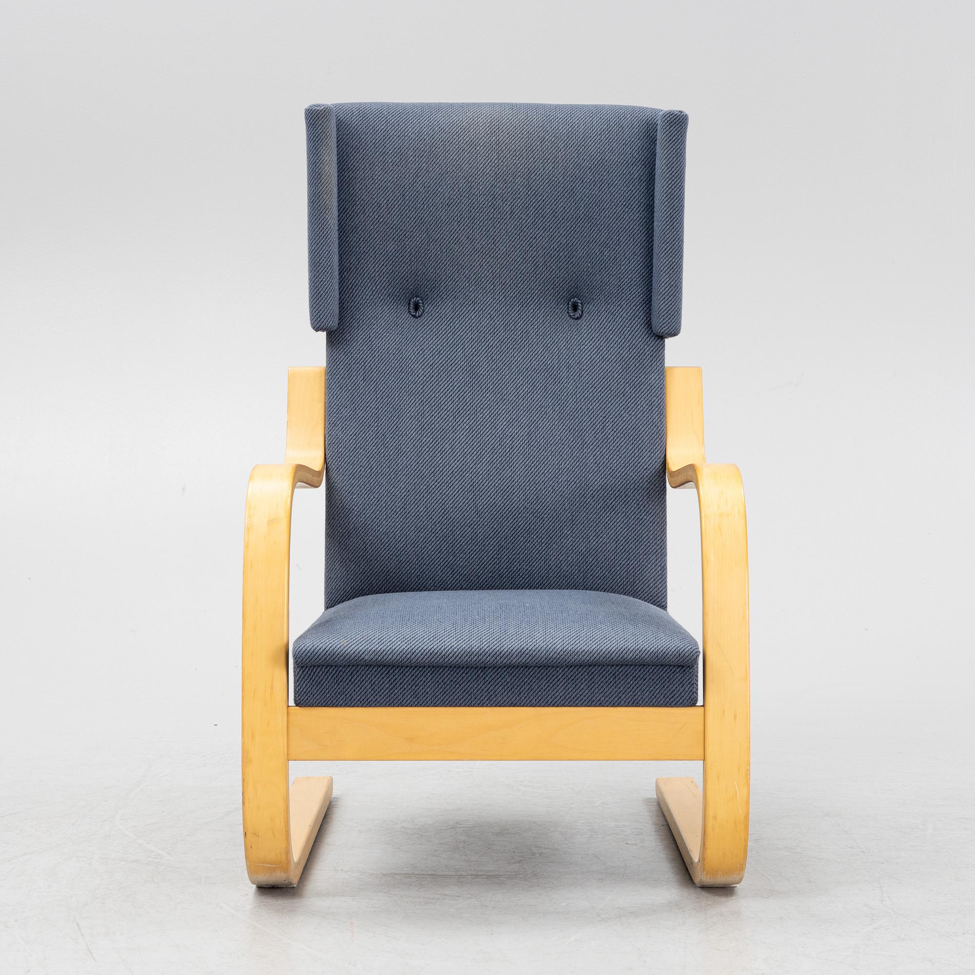 Alvar Aalto, a model 401 armchair, Artek, Finland.