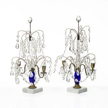 Table lamps a pair, first half of the 20th century.