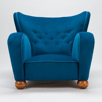 Märta Blomstedt, nojatuoli, Aulanko-malli. Suunniteltu 1939.