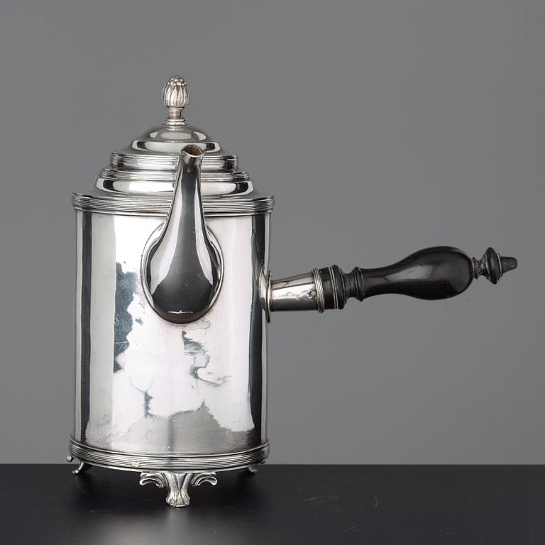 A Gustavian late 18th century coffee pot.