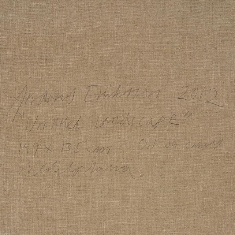 Andreas Eriksson, "Untitled (landscape)".