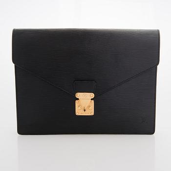 Louis Vuitton, Epi Leather 'Porte Documents Senateur' clutch.