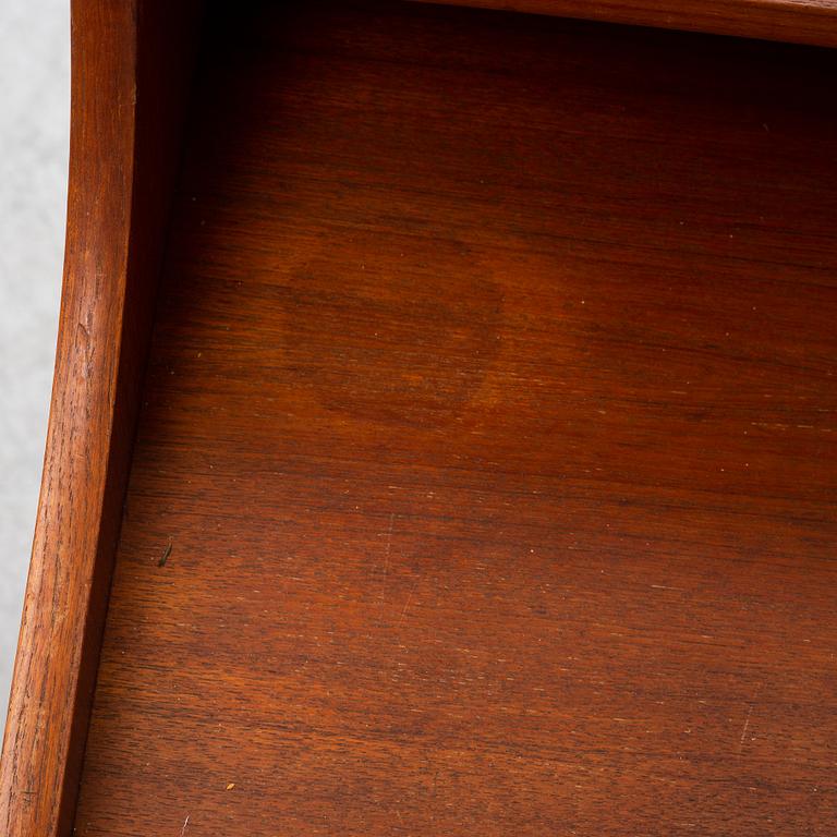 JOHN TEXMON, A teak veneered 'Ola-pulten' desk with bookcase, Blindheim Møbelfabrikk, 1950's.