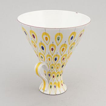 Stig Lindberg, an earthenware vase, Gustavsbergs studio.