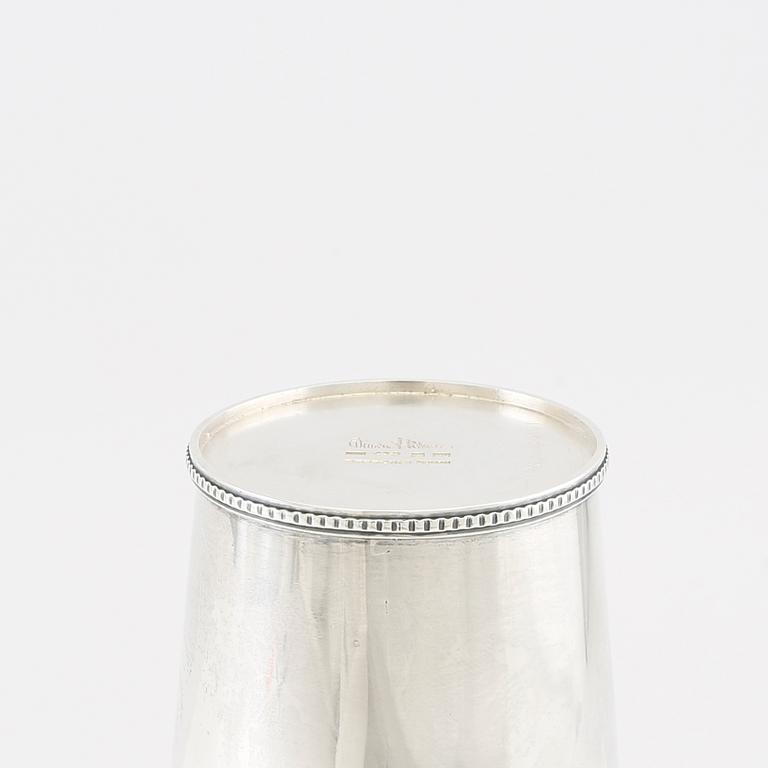 Wiwen Nilsson, goblet sterling silver, Lund 1946.