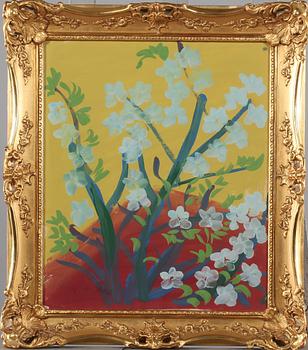 INGE SCHIÖLER, gouache, signerad.