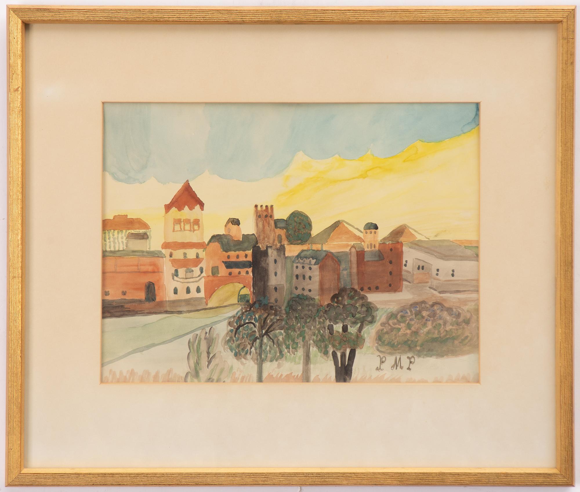 Primus Mortimer Pettersson, "Blå och gul himmel".