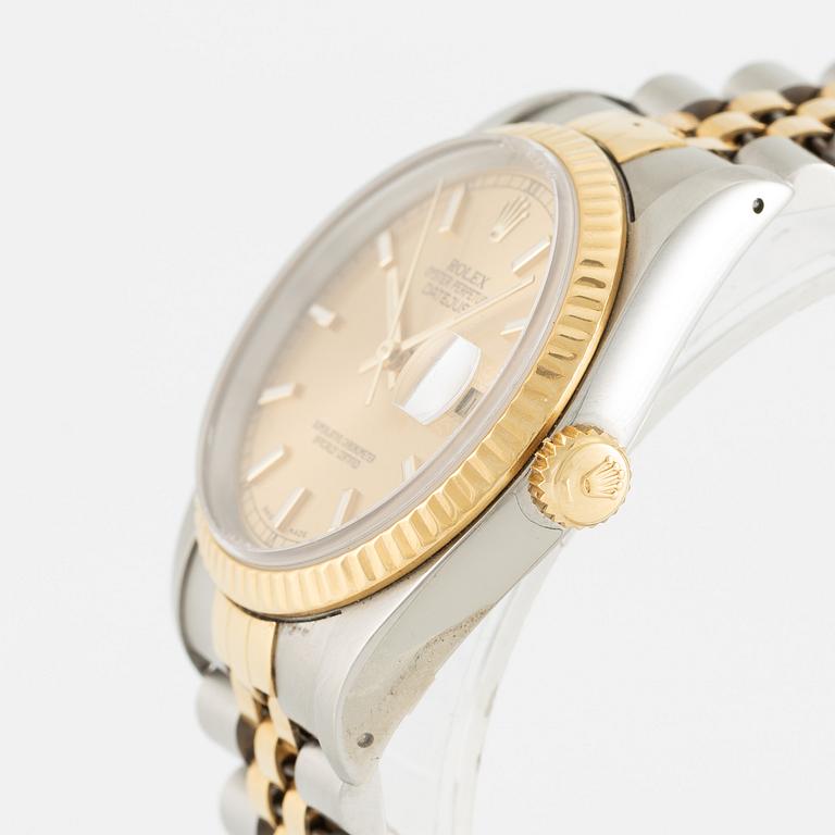 Rolex, Datejust, wristwatch, 36 mm.