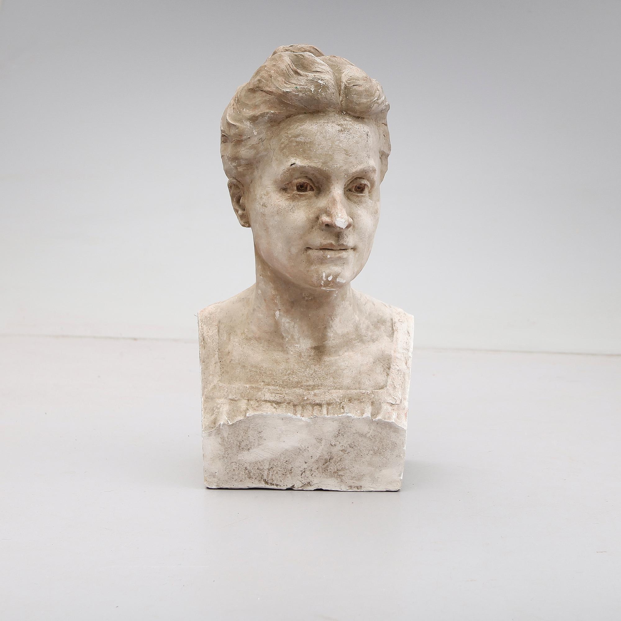 SKULPTUR, gips, Frankrike, daterad 1897.