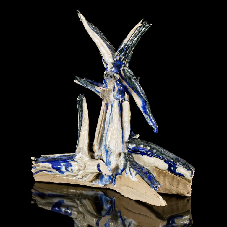 HERTA HILLFON, skulptur,  stengods, sign o dat 1962.