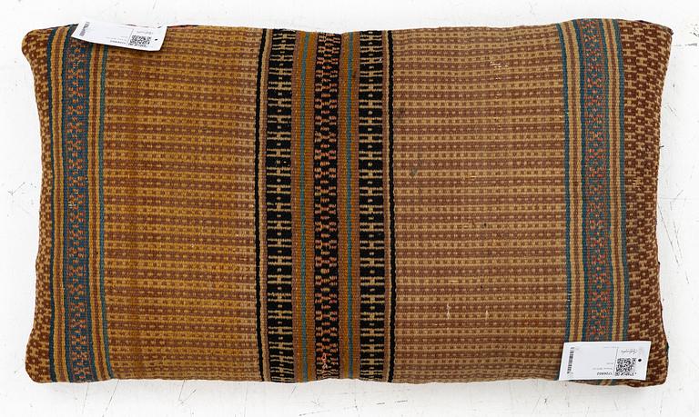 A sled cushion, Scandinavia, 19th century, c. 80 x 42 cm.