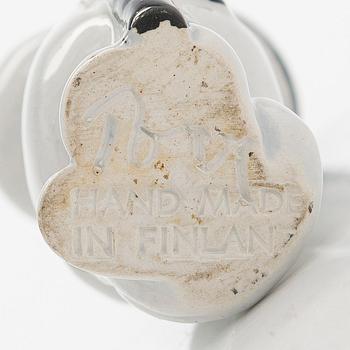 Leo Tykkyläinen, Muumi-figuurini, keramiikka, "Muumipappa", leimattu massaan Tove Hand made in Finland. 1950-luku.