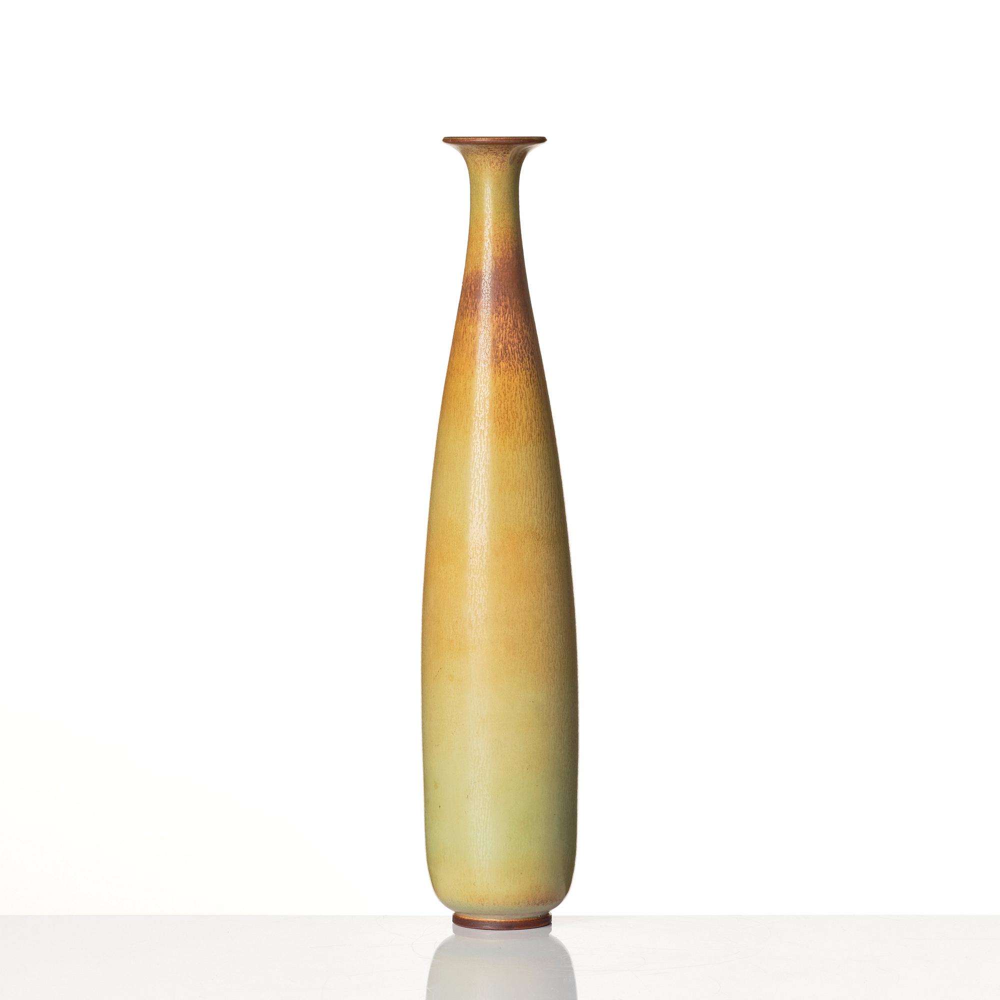 Berndt Friberg, a stoneware vase, Gustavsberg studio, Sweden 1952.