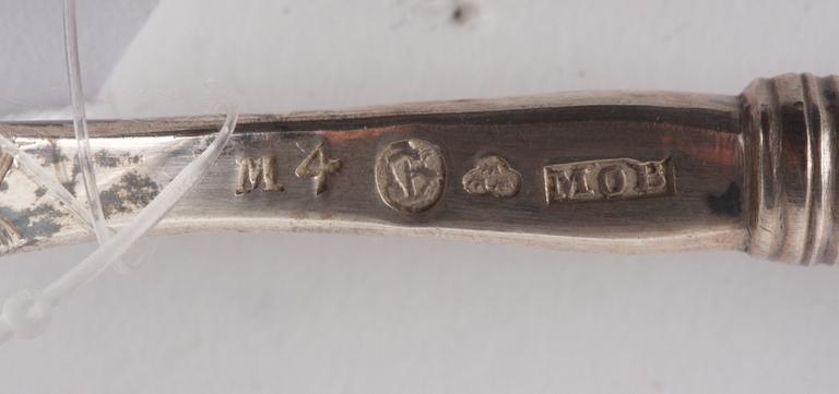 SOPPSLEV, silver, Michael Olof Barkman, Varberg 1842.