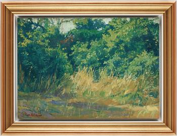 GERHARD NORDSTRÖM, oil on panel, signed.