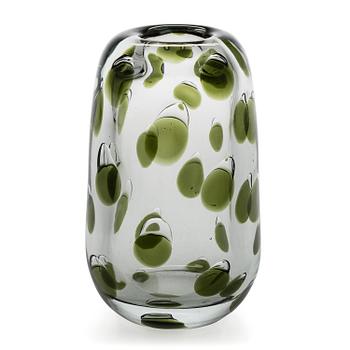 Saara Hopea, vase, “Panther”, signed S. Hopea Nuutajärvi Notsjö -55.