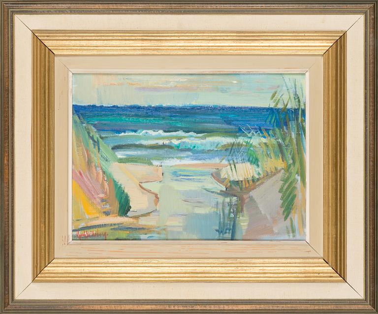 Gerhard Wihlborg, oil on board, signed.