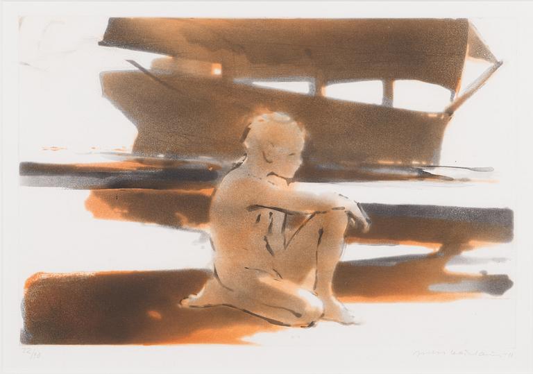 Juho Karjalainen, etching, signed and dated -11, numbered 32/90.