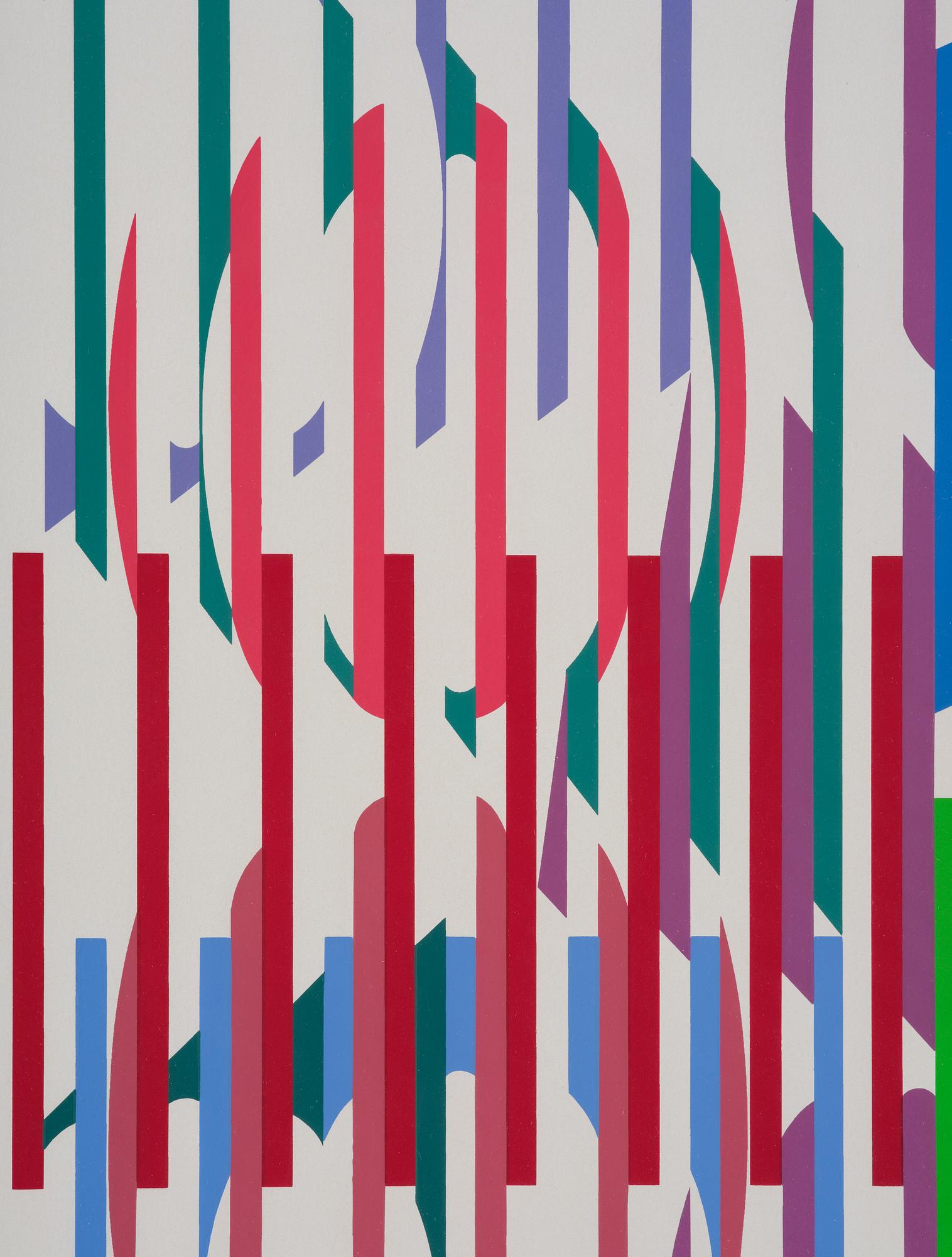 Yaacov Agam, Utan titel from: "Hommage aux Prix Nobel" (Nobelprismappen).