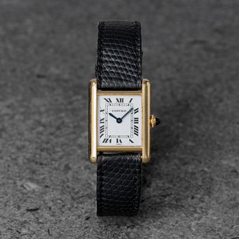 1040. Cartier, Tank, "Paris Dial", ca 1979.