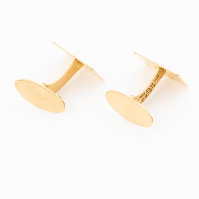 Cufflinks, 18K gold.