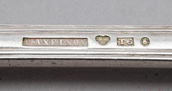 MATSKEDAR, 3 st, silver, olika, svenska stämplar, 1800-tal. Vikt ca 193 gram.