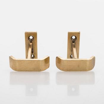 A set of 19 coat hooks, 1960s/70s.