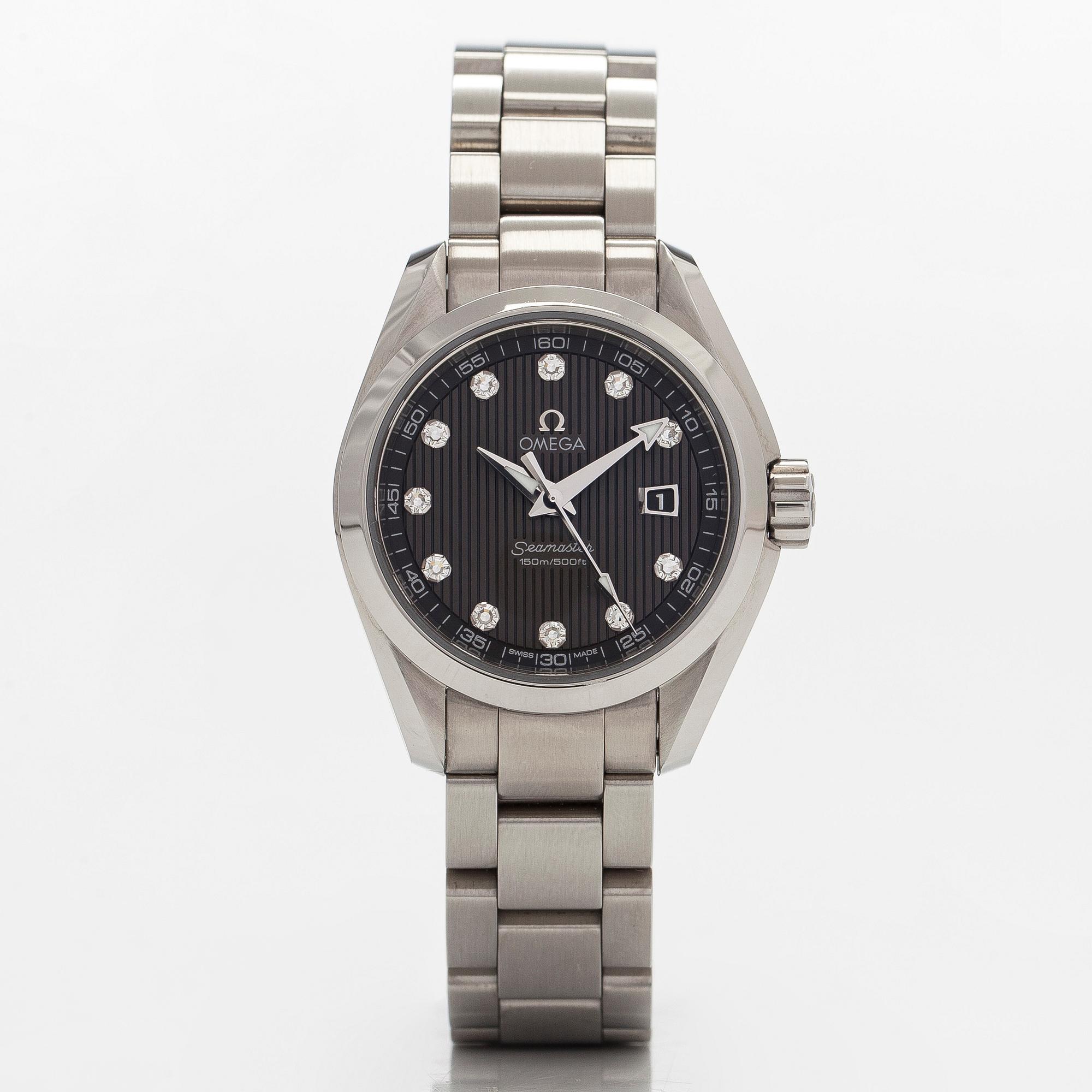 Omega, Seamaster, Aqua Terra 150m, rannekello, 30 mm.