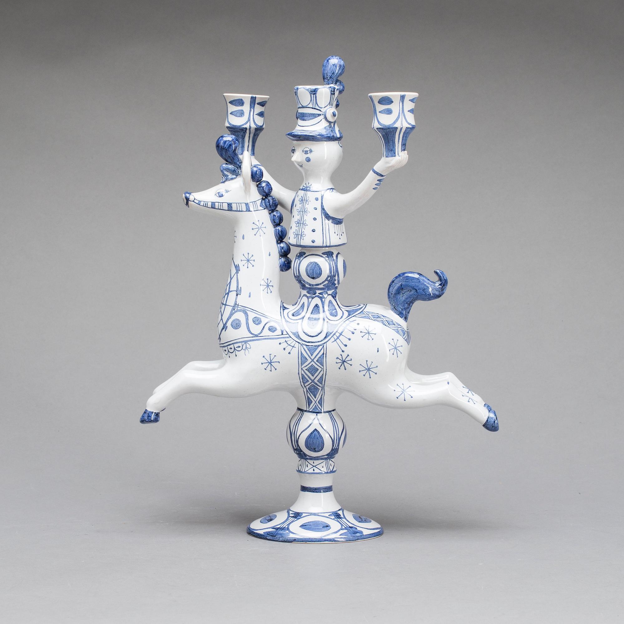 LJUSSTAKE, Björn Wiinblad, Det blaa huset -76.