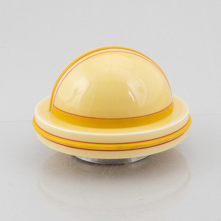 Ceiling lamp, functionalist, possibly Poland, 1930s.